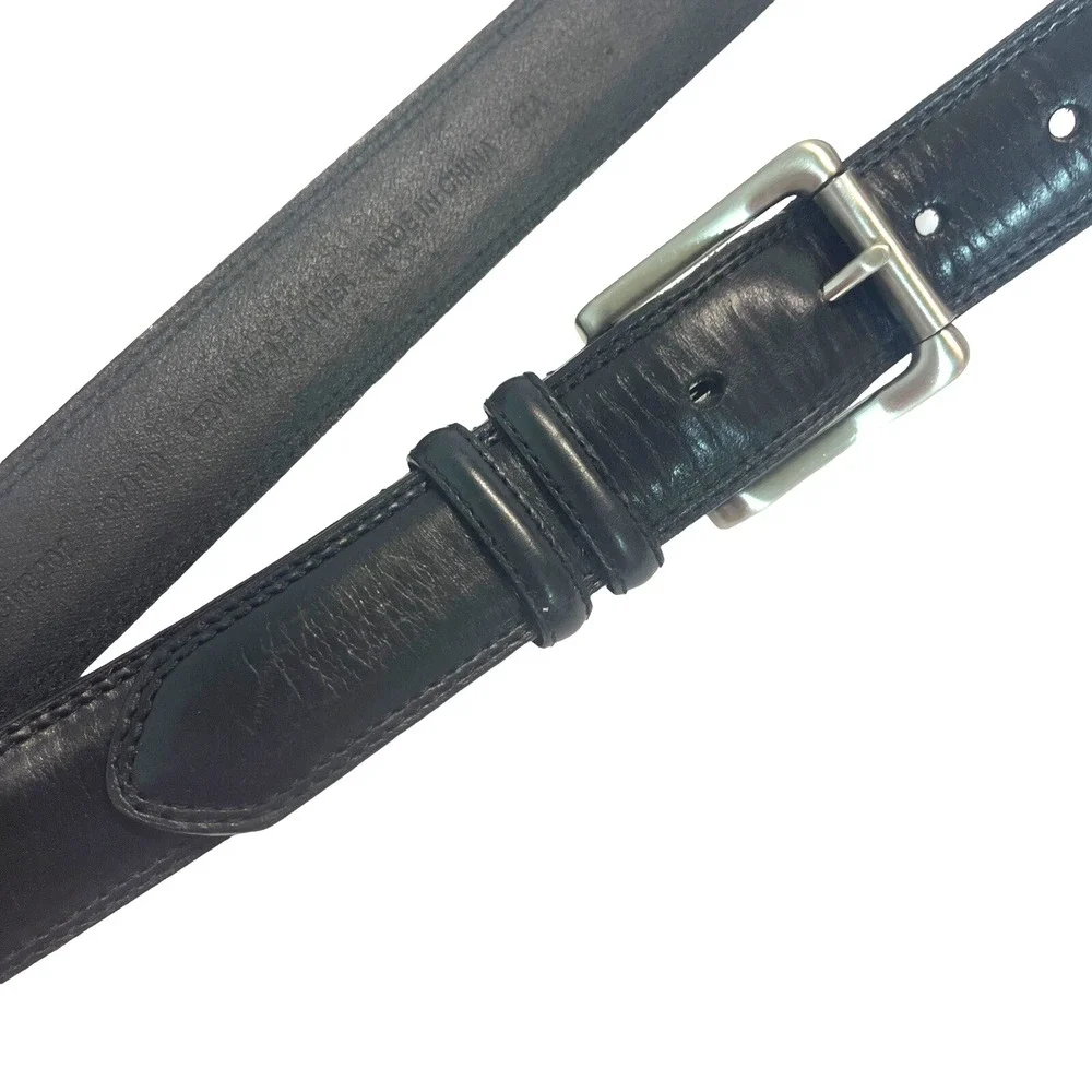Unbranded Mens Genuine Leather Belt Size 40‎ Black